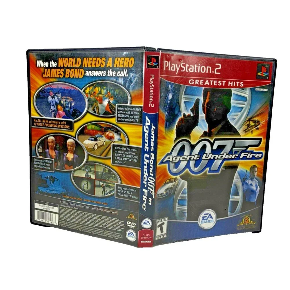 James Bond 007 Agent Under Fire PlayStation 2 Greatest Hits MGM Games Tested